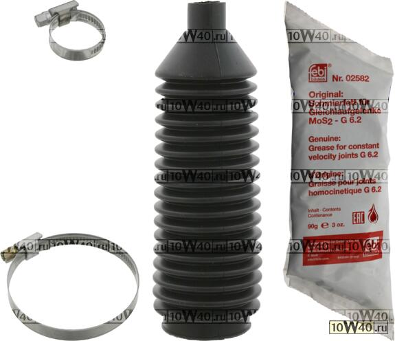 Пыльник р/т FORD TRANSIT 91-00гг. к-т (смазка+хомуты) шт.