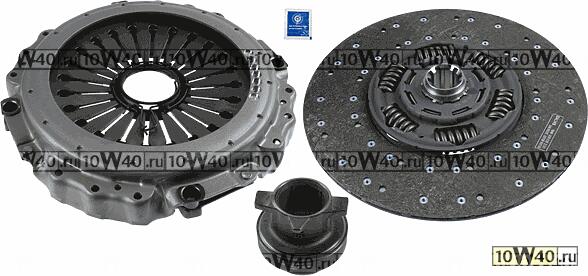 Комплект сцепления d=430 10N MAN F90/F2000 Comador, МАЗ