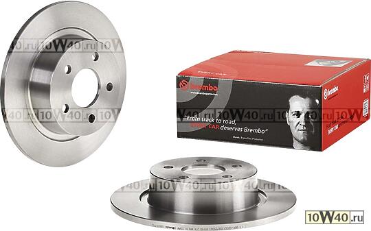 диск тормозной задний  Ford Turneo/Transit Connect 1.8 16V/1.8Di/TDCi 02>