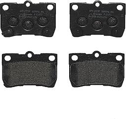 колодки тормозные дисковые задн. lexus gs (grs19_ uzs19_ urs19_) 01 / 05-11 / 11 / lexus is c (gse2_)