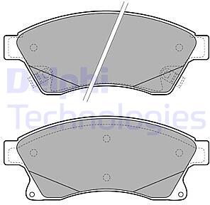 Колодки тормозные передние CHEVROLET Cruze