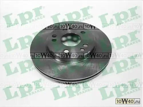 Диск тормозной MERCEDES W201 2.3/2.5/W124 200-300 передний D 284мм.