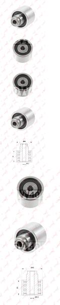 ролик направляющий / грм audi a3 1.6d-2.0d 03> / a4 2.0d 07-15 / a4 allroad 2.0d 09-16 / a5 2.0d 11-
