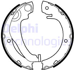 колодки барабанные\ citroen c1, peugeot 107, toyota yaris <01 / aygo 1.0i / 1.4d 05>