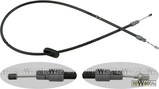 Трос ручного тормоза MB W211  02-08     1435mm