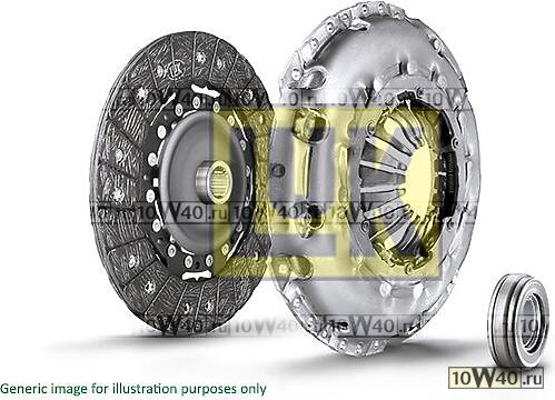 Комплект сцепления AUDI: 100 77-82, 100 82-90, 100 Avant 77-83, 100 Avant 82-90, 200 79-82, 200 83-85, 80 82-84, 90 84-87, COUPE 81-88, VW: PASSAT 85-88, PASSAT Var