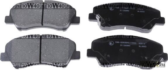 Колодки тормозные дисковые ADG042128