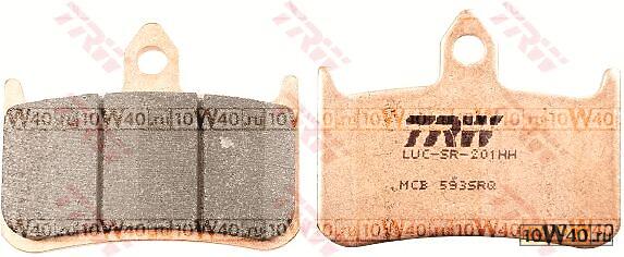 Торм.колодки дисковые 67,8x53,7x8,1 MOTO
