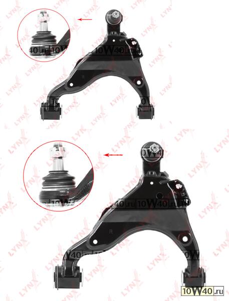 рычаг подвески нижний правый\ lexus gx460, toyota 4runner / land cruiser prado 09>