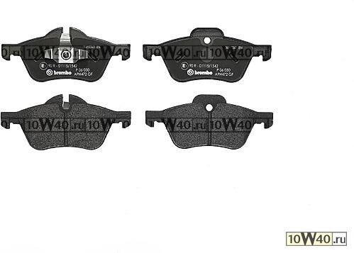 колодки тормозные дисковые передн. mini (r50 r53) 06 / 01-09 / 06 / mini convertible (r52) 07 / 04-01 / 08