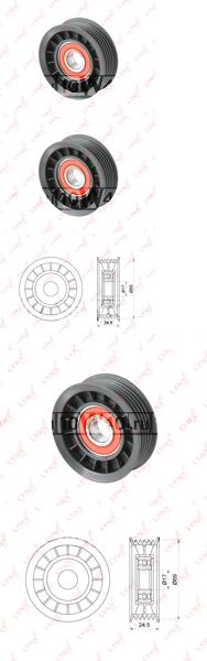ролик натяжного механизма / приводной ford focus I 1.4-1.6 98-04