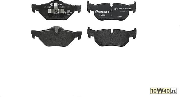 Колодки тормозные дисковые задн, BMW: 1 116 d/116 i/118 d/118 i/120 d/120 i/123 d/130 i 04-12, 1 116