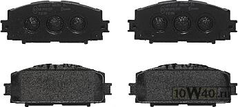 колодки тормозные дисковые передн. daihatsu charade 05 / 11-> / toyota (gac) yaris 01 / 08-12 / 13 / toyo