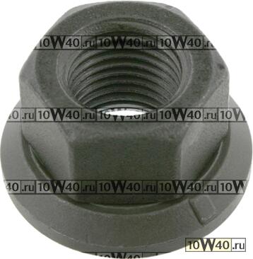 Гайка колесная 7/8:-11 H=27 mm, SW33 с упорным диском: универсальная: правая резьба