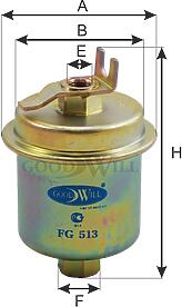 Фильтр топливный HONDA ACCORD 1.8-2.2i/CIVIC 96-