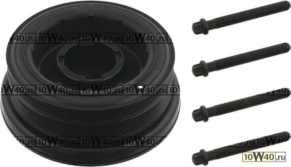 ШКИВ КОЛЕНВАЛА BMW E46/E53/E60/E61/E65/E66/E70/E71/E83/E90-E93 2.5D/3.0D (M57) 03- (4R/6R С БОЛТАМИ)