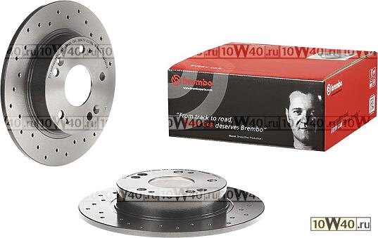 08.a147.1x диск тормозной задний перфорированный xtra\ honda civic vII 1.3 / 1.4 / 1.8 / 2.2ctdi 06>