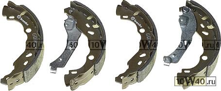 КОЛОДКИ ТОРМОЗНЫЕ БАРАБАННЫЕ RENAULT THALIA LB0 1 2_ 02 98-10 03 R RENAULT LOGAN ESTATE KS_