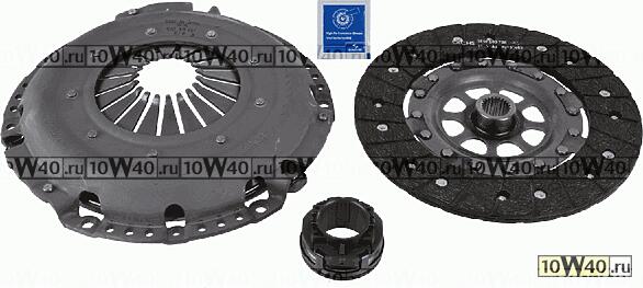 к-кт сцепления\ audi a6 2.2t 94-97