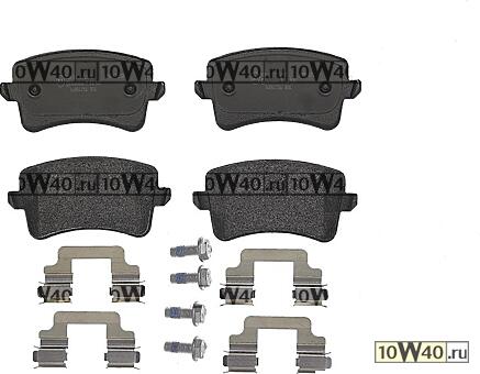 Колодки тормозные дисковые задн, AUDI: A4 2.0 TDI/2.0 TDI quattro/2.0 TFSI/2.0 TFSI flexible fuel/2.0 TFSI flexible fuel quattro/2.0 TFSI quattro/2.7 TDI/3.0 TDI/3.0 TDI quattro