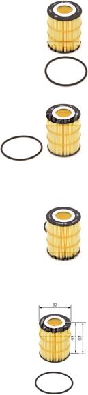 масляный фильтр (вставка) p7155