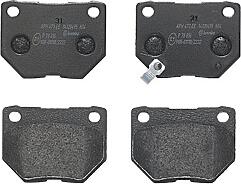 КОЛОДКИ ТОРМОЗНЫЕ ДИСКОВЫЕ SUBARU IMPREZA седан (GD) 2.5 i WRX AWD (GDG) 2005-2008