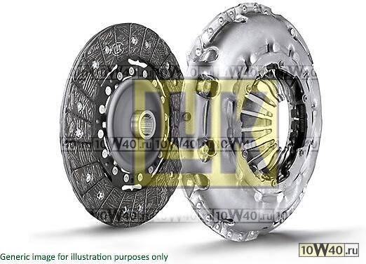 Комплект сцепления без выжимного FORD: C-MAX 2.0 07-, FOCUS II (DA_) 2.0 04-, FOCUS II Turnier (DAW_) 2.0 04-, FOCUS II кабрио 2.0 06-, FOCUS II седан (DA_) 2.0 05-