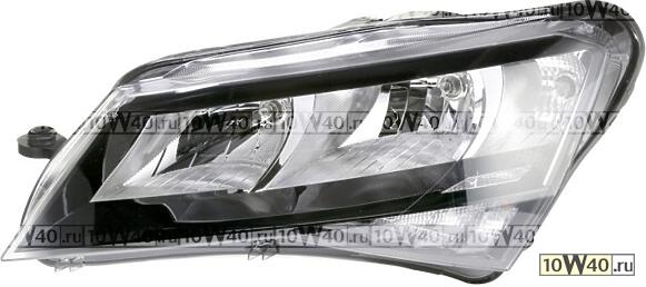 фара основная, лев, галоген , skoda superb (3v3), 03 / 15 - skoda superb (3v3), 03 / 15 -