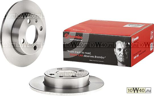 диск тормозной задний  Seat Ibiza, VW Polo/Lupo 1.4-1.9TDi 98>