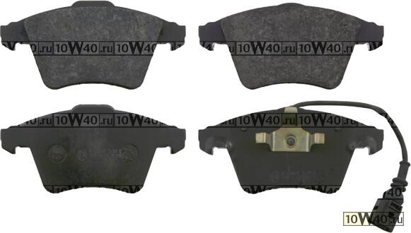 колодки пер. VW transporter t5 / multivan t5 03-15 (с датчиком)