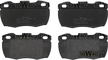 КОЛОДКИ ТОРМОЗНЫЕ ДИСКОВЫЕ LAND ROVER DEFENDER Cabrio (L316) 08/90-02/16 / LAND ROVER DEFENDER Pick