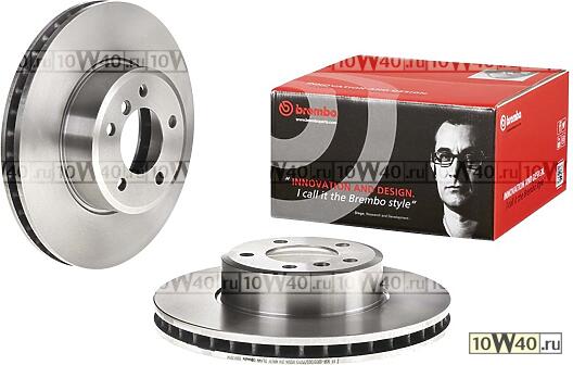 диск тормозной передний\ bmw e60 / e61 520-530 / 525&530d 03>