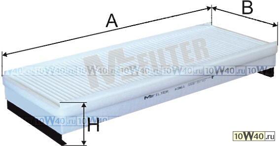 фильтр воздушный салона / кондиционера 466.5x177x70 \man tg-a, tg-l,omn 00->