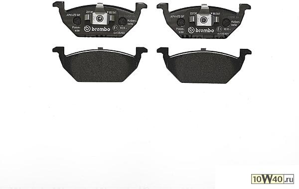 КОЛОДКИ ТОРМОЗНЫЕ ДИСКОВЫЕ К-Т AUDI A1 (8X1 8XK) 05/10-10/18 / AUDI A1 SPORTBACK (8XA 8XF) 09/11-