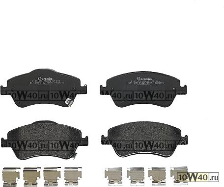 колодки дисковые п.\ toyota auris 1.4vvti / 1.6vvti / 2.0d-4d / 2.2d 07>