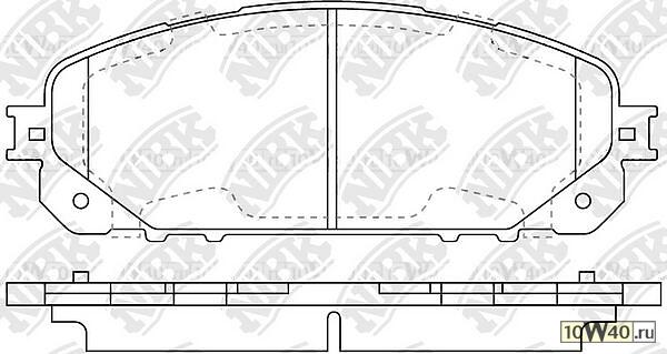 Колодки тормозные JEEP CHEROKEE 13- передние