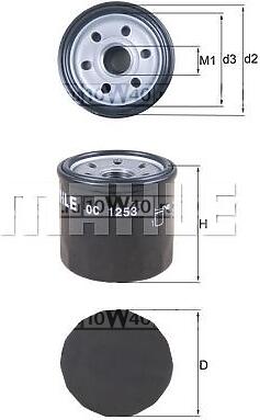 Фильтр масляный DAEWOO/GM/OPEL 0.8-1.2 96-