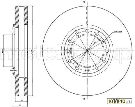 диск тормозной