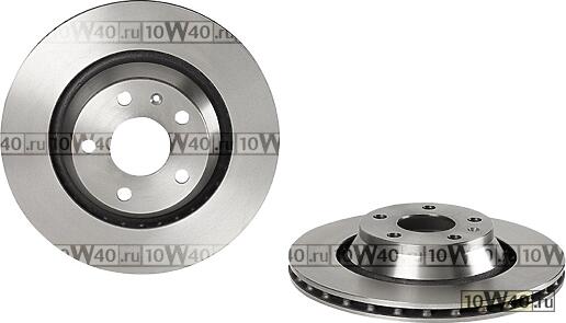 Диск тормозной вент. задний AUDI TT Roadster (8J9) (02/07-) R