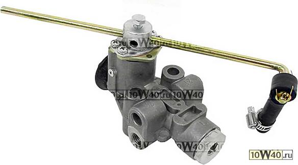 кран уровня пола2xm12x1.5. 22bar, крепление 2 отв., с тягой\omn daf,bpw,iveco,bova