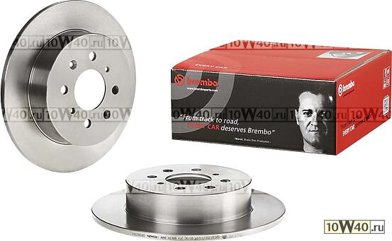 диск тормозной задний\ honda civic vi 1.6-1.7i / 1.7ctdi 01-05