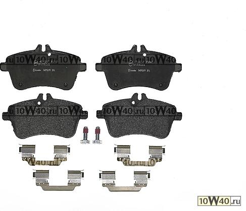 КОЛОДКИ ТОРМОЗНЫЕ ДИСКОВЫЕ MERCEDES-BENZ A-CLASS (W169) E-CELL (169.090) 2010-2012