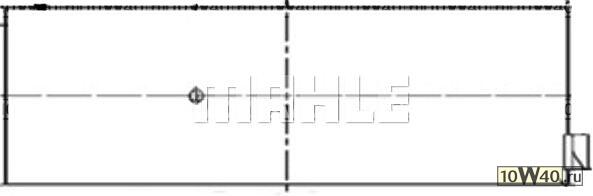 Вкладыши шатунные ДВС STD пара (*5,*6):D2556, D2566,D2865, D2866 Euro1/2/3, OM429, OM447, Euro1: SPUTTER верхн.вкладыш