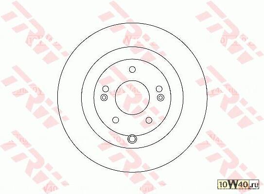 Торм.диск зад.[302x11] 5 отв.