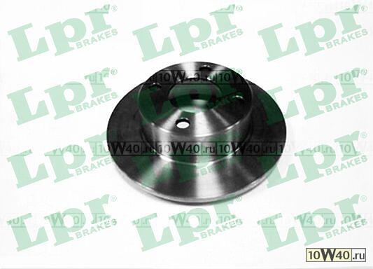 Диск тормозной AUDI 80/90 86-96/100 82-90 задний D 245мм.
