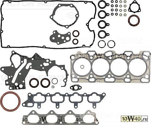 к-кт прокладок двс нижний (без прокл. картера)\ mitsubishi lancer 2.0 03>