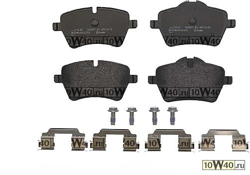КОЛОДКИ ТОРМОЗНЫЕ ДИСКОВЫЕ MINI MINI (R56) Cooper S John Cooper Works 2012-2013