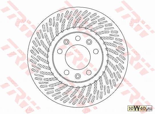 Диск тормозной | перед |