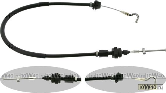 Трос а BMW 5E34 730мм Трос упр. дросс. заслонкой BMW 5E34 520i 88-91