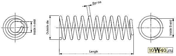 пружина подвески grand vitara 2.0 98->